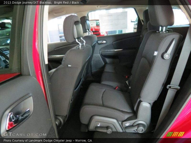 Rear Seat of 2013 Journey SXT Blacktop