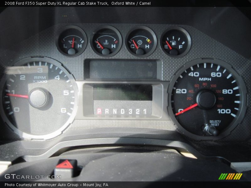  2008 F350 Super Duty XL Regular Cab Stake Truck XL Regular Cab Stake Truck Gauges