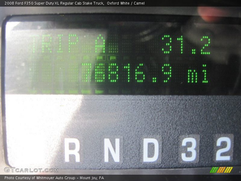 Oxford White / Camel 2008 Ford F350 Super Duty XL Regular Cab Stake Truck