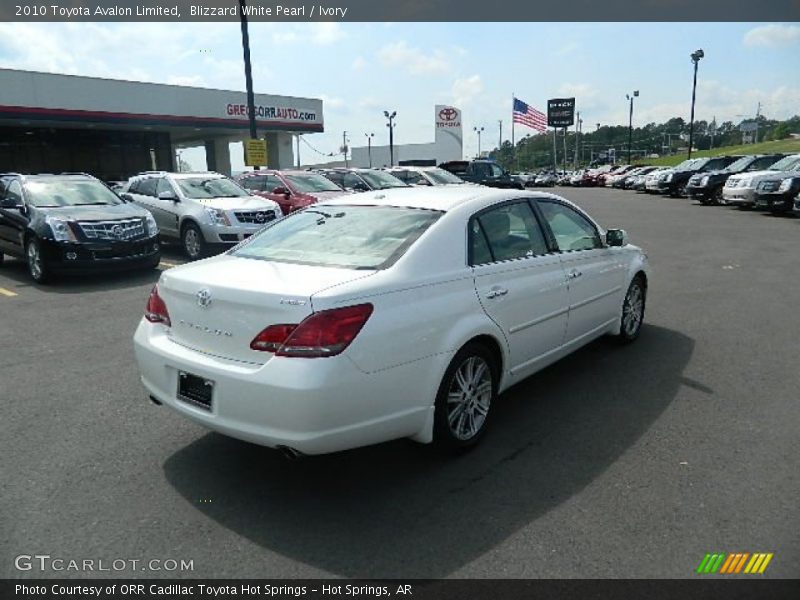 Blizzard White Pearl / Ivory 2010 Toyota Avalon Limited