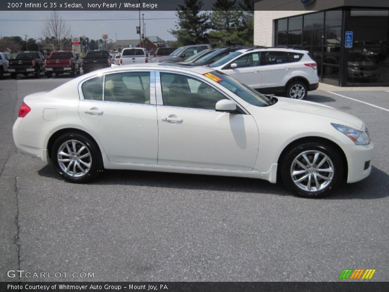 2007 G 35 x Sedan Ivory Pearl