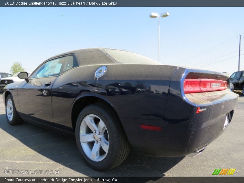 Jazz Blue Pearl / Dark Slate Gray 2013 Dodge Challenger SXT