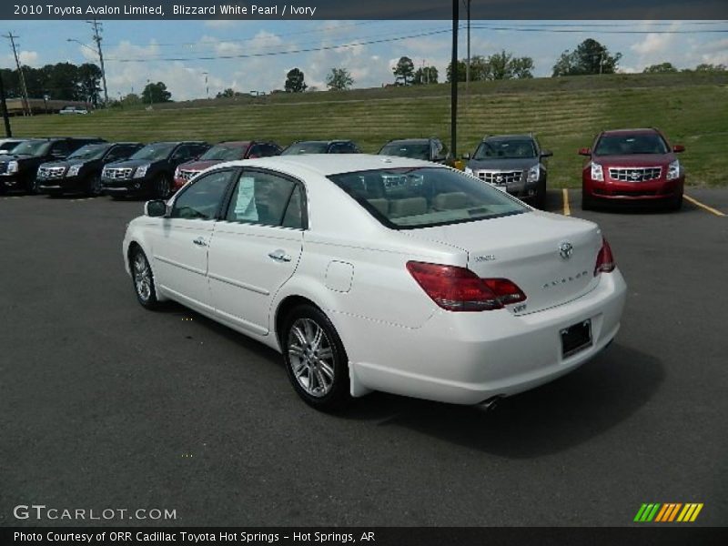 Blizzard White Pearl / Ivory 2010 Toyota Avalon Limited