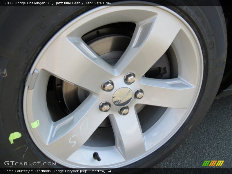 Jazz Blue Pearl / Dark Slate Gray 2013 Dodge Challenger SXT