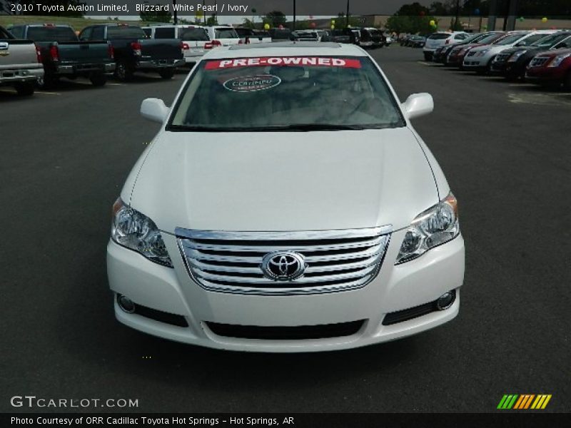 Blizzard White Pearl / Ivory 2010 Toyota Avalon Limited