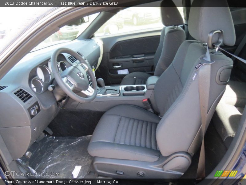 Jazz Blue Pearl / Dark Slate Gray 2013 Dodge Challenger SXT