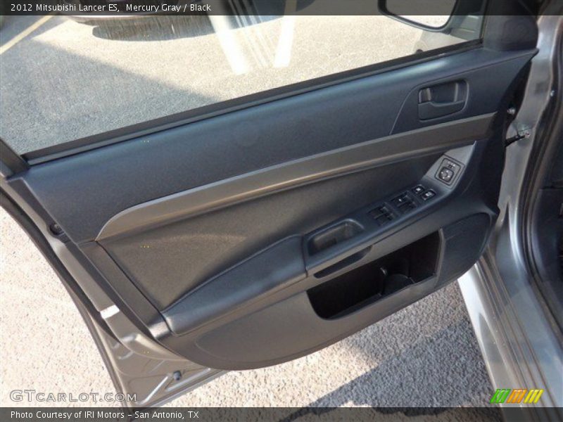 Mercury Gray / Black 2012 Mitsubishi Lancer ES