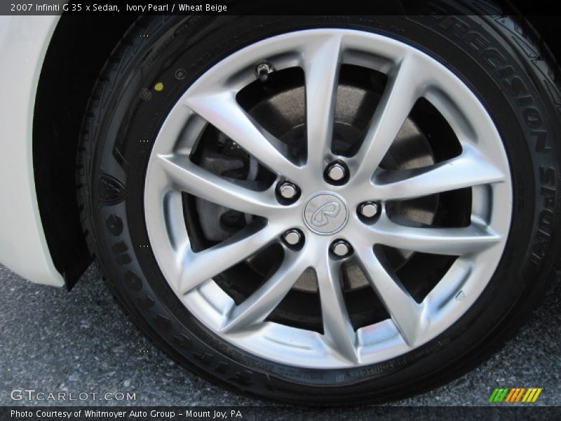  2007 G 35 x Sedan Wheel