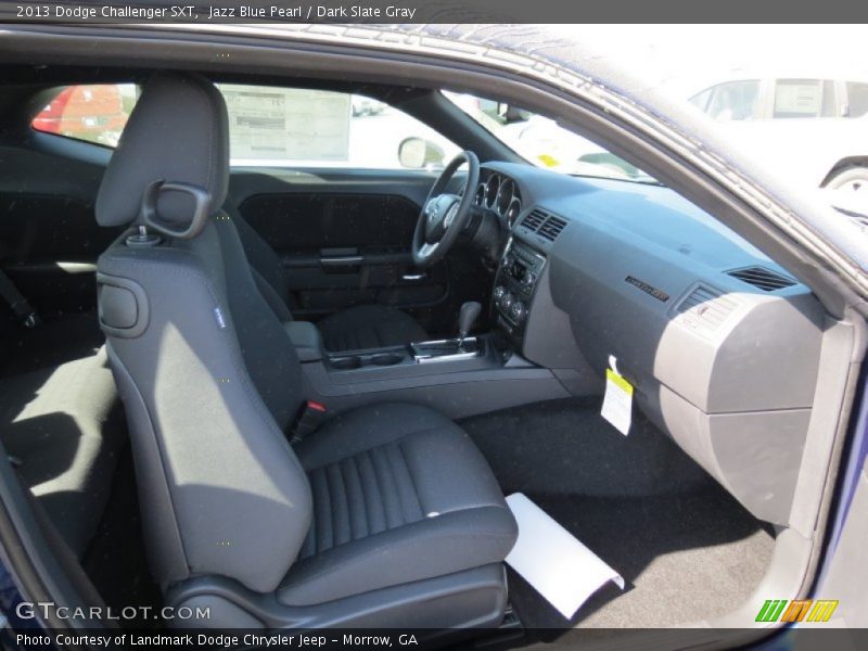 Jazz Blue Pearl / Dark Slate Gray 2013 Dodge Challenger SXT