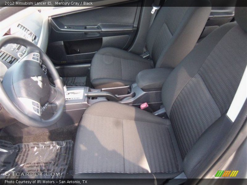  2012 Lancer ES Black Interior