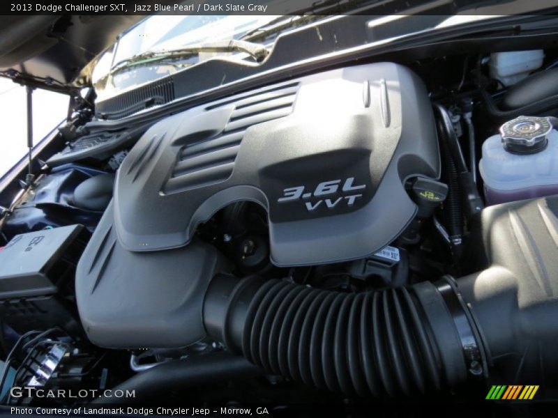 Jazz Blue Pearl / Dark Slate Gray 2013 Dodge Challenger SXT