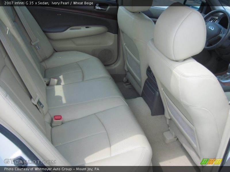 Ivory Pearl / Wheat Beige 2007 Infiniti G 35 x Sedan
