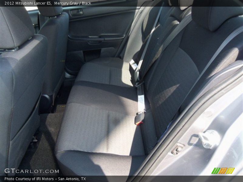 Rear Seat of 2012 Lancer ES