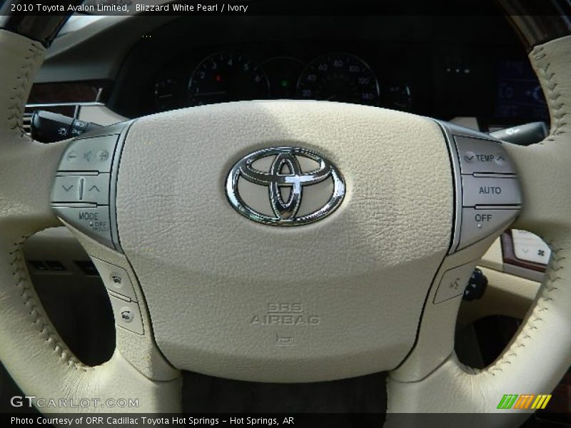 Blizzard White Pearl / Ivory 2010 Toyota Avalon Limited