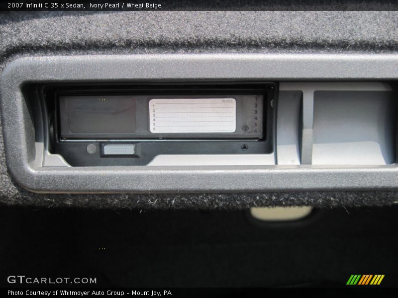 Ivory Pearl / Wheat Beige 2007 Infiniti G 35 x Sedan