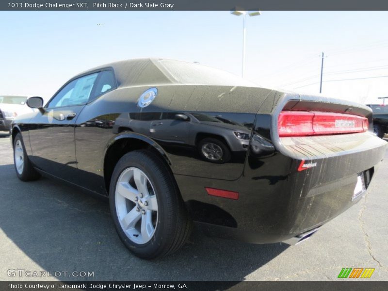 Pitch Black / Dark Slate Gray 2013 Dodge Challenger SXT