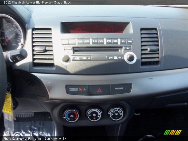 Controls of 2012 Lancer ES