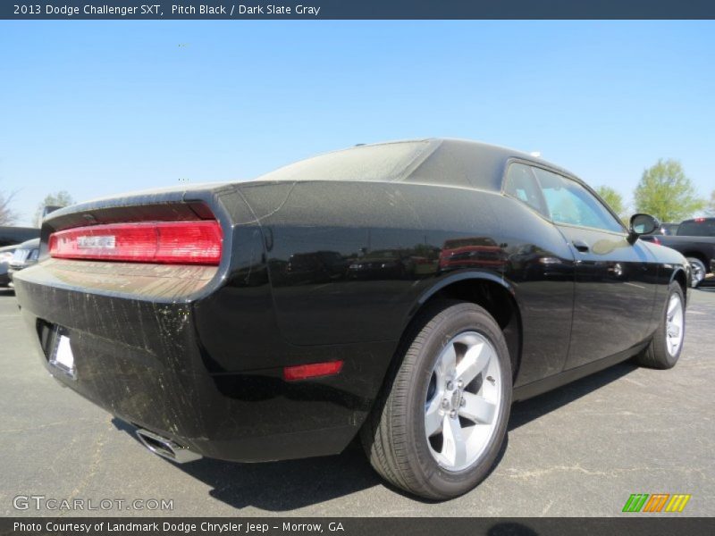 Pitch Black / Dark Slate Gray 2013 Dodge Challenger SXT