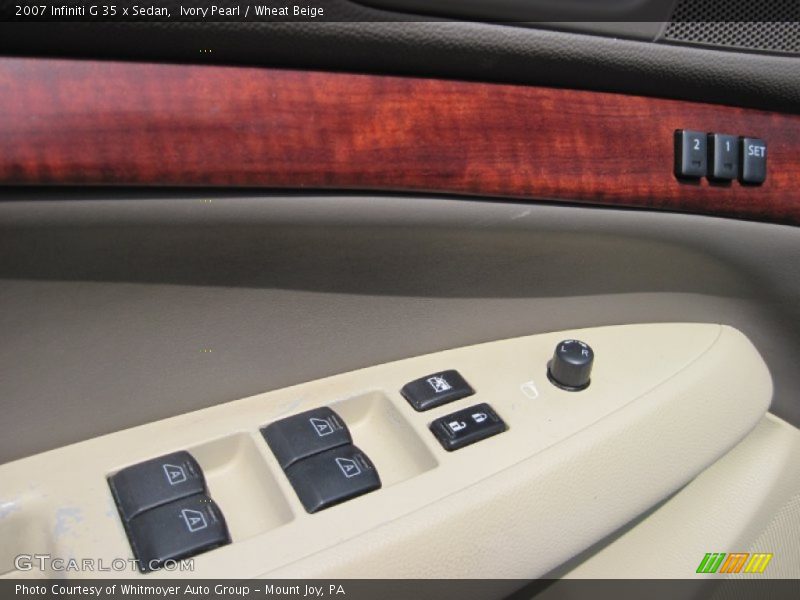 Ivory Pearl / Wheat Beige 2007 Infiniti G 35 x Sedan