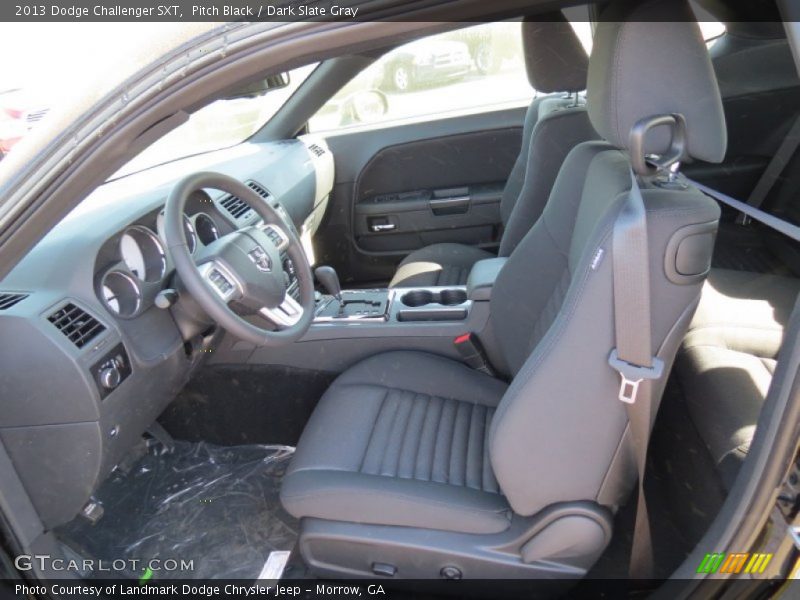Pitch Black / Dark Slate Gray 2013 Dodge Challenger SXT