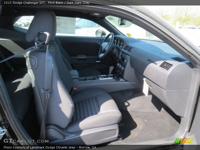 Pitch Black / Dark Slate Gray 2013 Dodge Challenger SXT