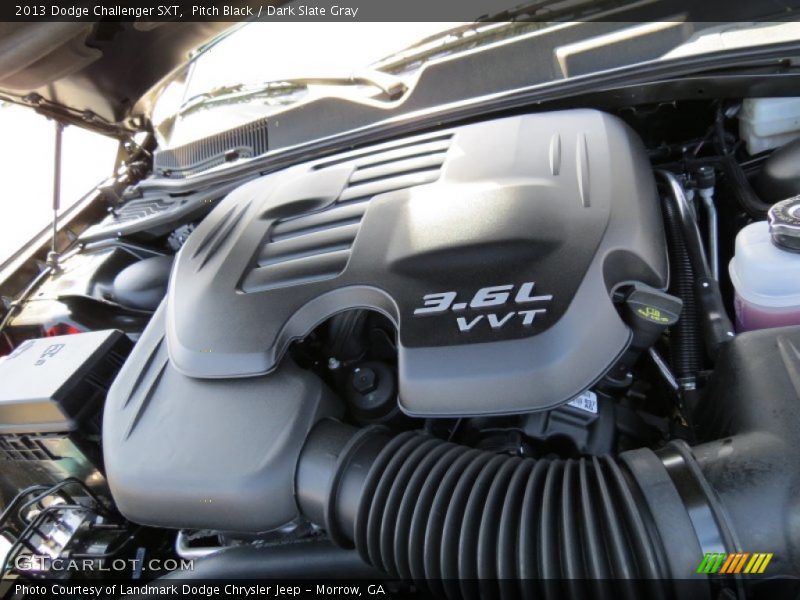 Pitch Black / Dark Slate Gray 2013 Dodge Challenger SXT