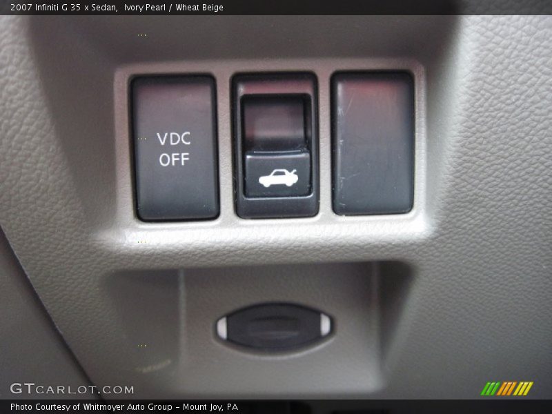 Ivory Pearl / Wheat Beige 2007 Infiniti G 35 x Sedan