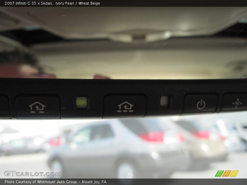 Ivory Pearl / Wheat Beige 2007 Infiniti G 35 x Sedan
