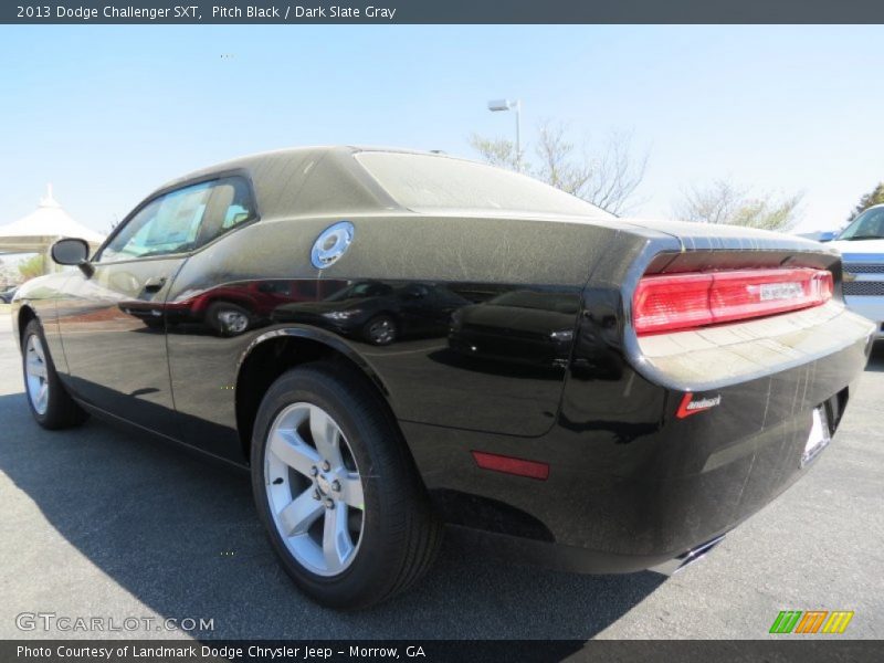 Pitch Black / Dark Slate Gray 2013 Dodge Challenger SXT