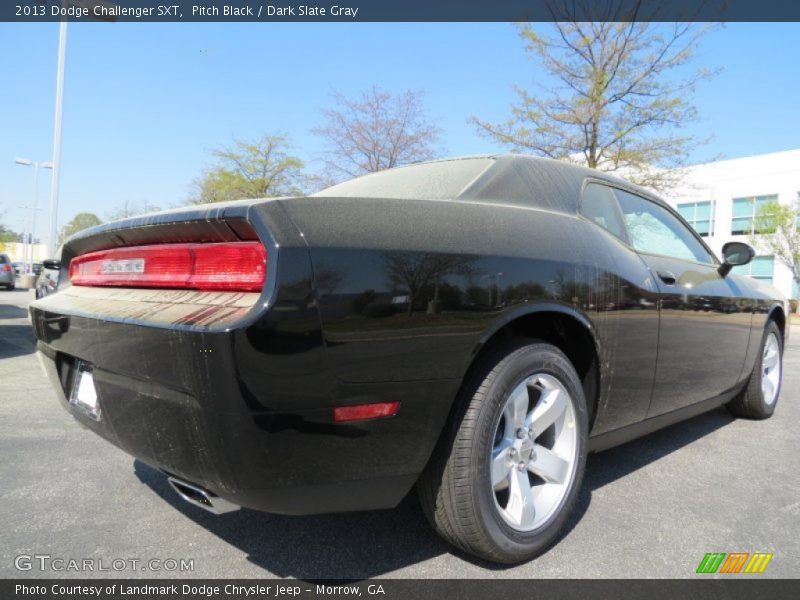 Pitch Black / Dark Slate Gray 2013 Dodge Challenger SXT