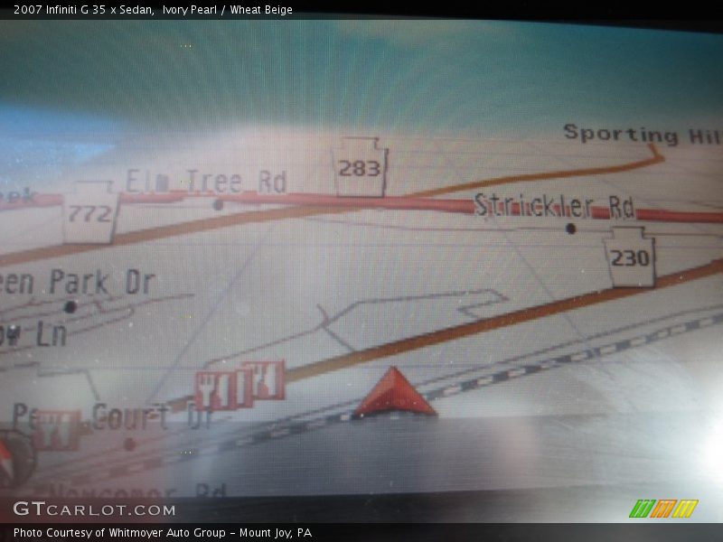 Ivory Pearl / Wheat Beige 2007 Infiniti G 35 x Sedan