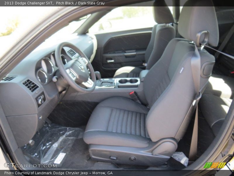 Pitch Black / Dark Slate Gray 2013 Dodge Challenger SXT