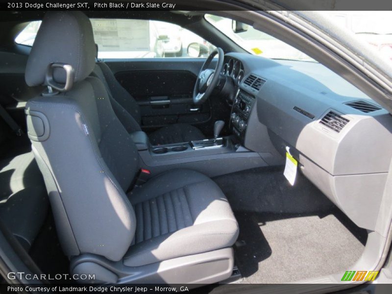 Pitch Black / Dark Slate Gray 2013 Dodge Challenger SXT