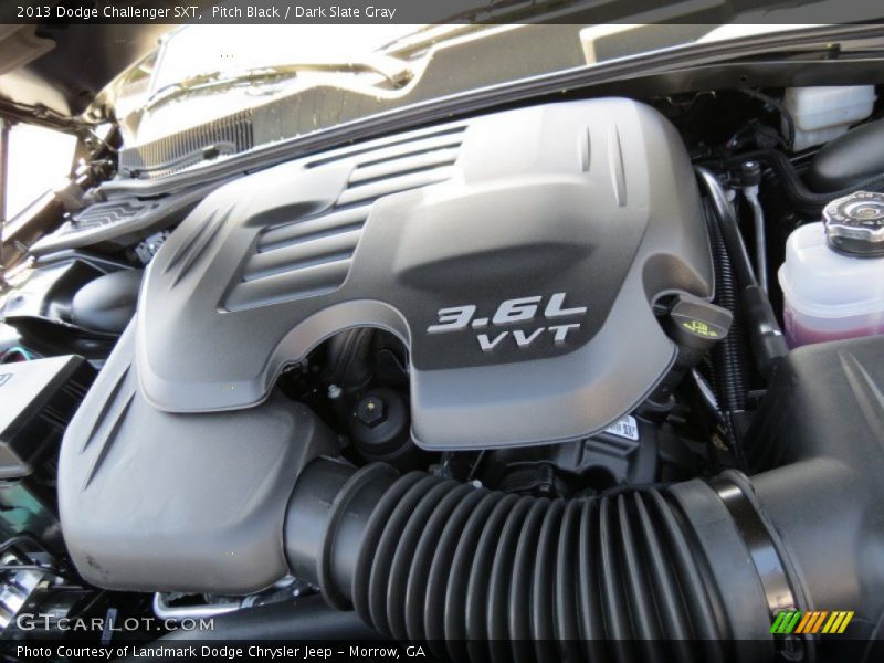 Pitch Black / Dark Slate Gray 2013 Dodge Challenger SXT