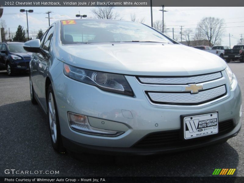 Viridian Joule / Jet Black/Ceramic White Accents 2012 Chevrolet Volt Hatchback
