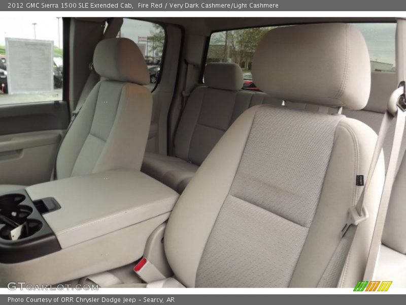 Fire Red / Very Dark Cashmere/Light Cashmere 2012 GMC Sierra 1500 SLE Extended Cab
