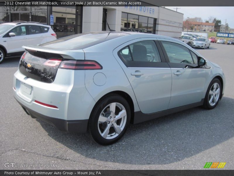 Viridian Joule / Jet Black/Ceramic White Accents 2012 Chevrolet Volt Hatchback