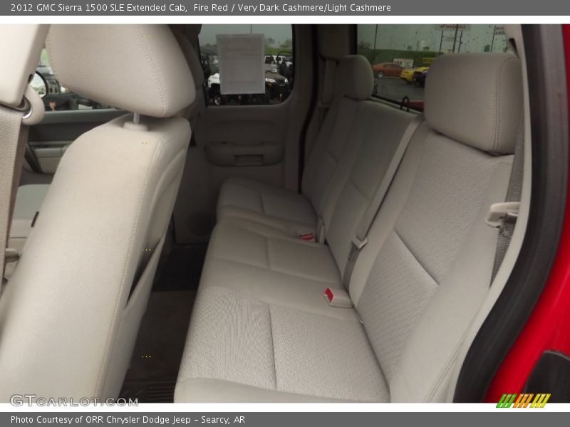 Fire Red / Very Dark Cashmere/Light Cashmere 2012 GMC Sierra 1500 SLE Extended Cab