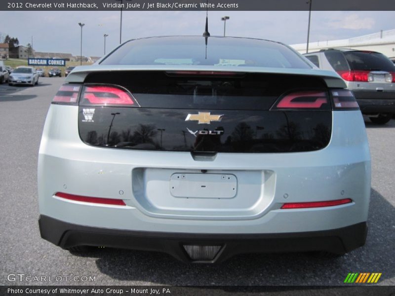 Viridian Joule / Jet Black/Ceramic White Accents 2012 Chevrolet Volt Hatchback
