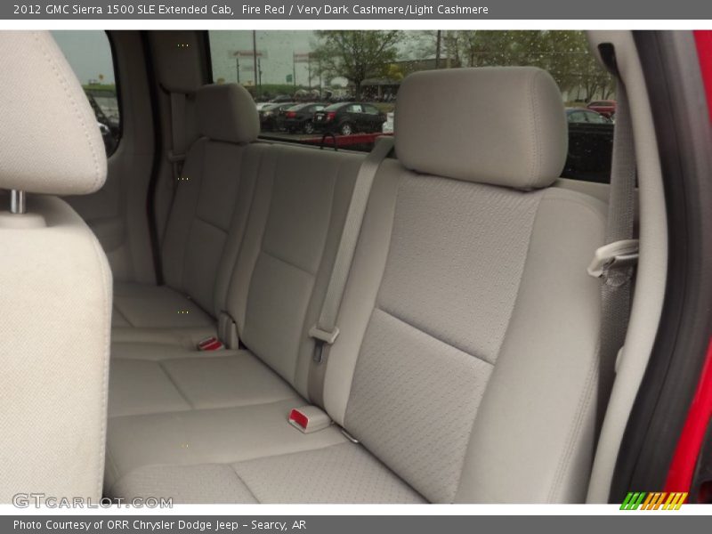 Fire Red / Very Dark Cashmere/Light Cashmere 2012 GMC Sierra 1500 SLE Extended Cab