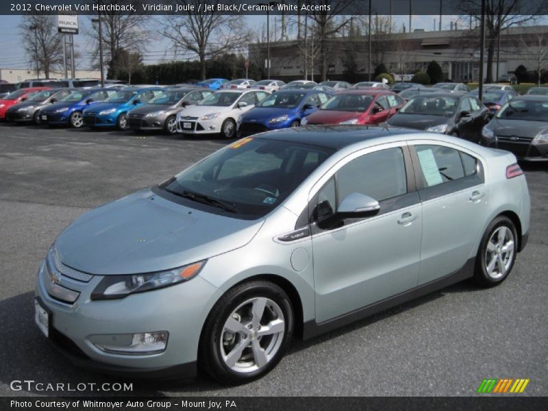 Viridian Joule / Jet Black/Ceramic White Accents 2012 Chevrolet Volt Hatchback