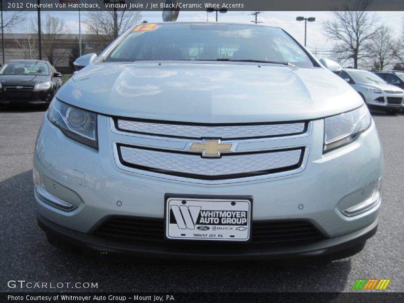 Viridian Joule / Jet Black/Ceramic White Accents 2012 Chevrolet Volt Hatchback