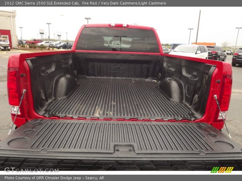 Fire Red / Very Dark Cashmere/Light Cashmere 2012 GMC Sierra 1500 SLE Extended Cab