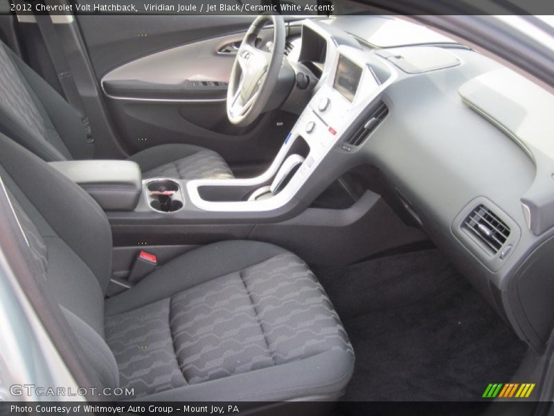  2012 Volt Hatchback Jet Black/Ceramic White Accents Interior