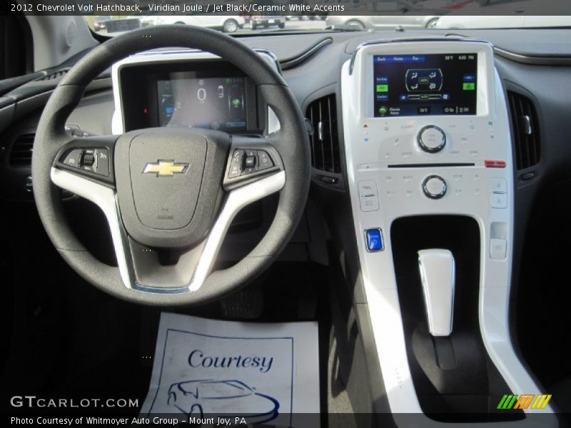 Viridian Joule / Jet Black/Ceramic White Accents 2012 Chevrolet Volt Hatchback