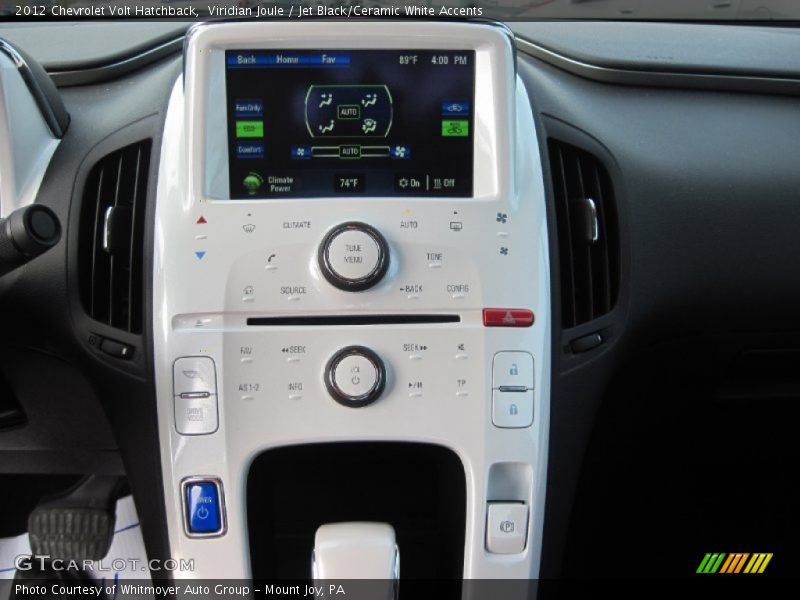 Controls of 2012 Volt Hatchback