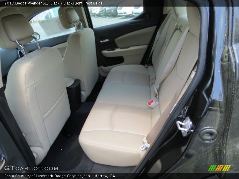 Black / Black/Light Frost Beige 2013 Dodge Avenger SE