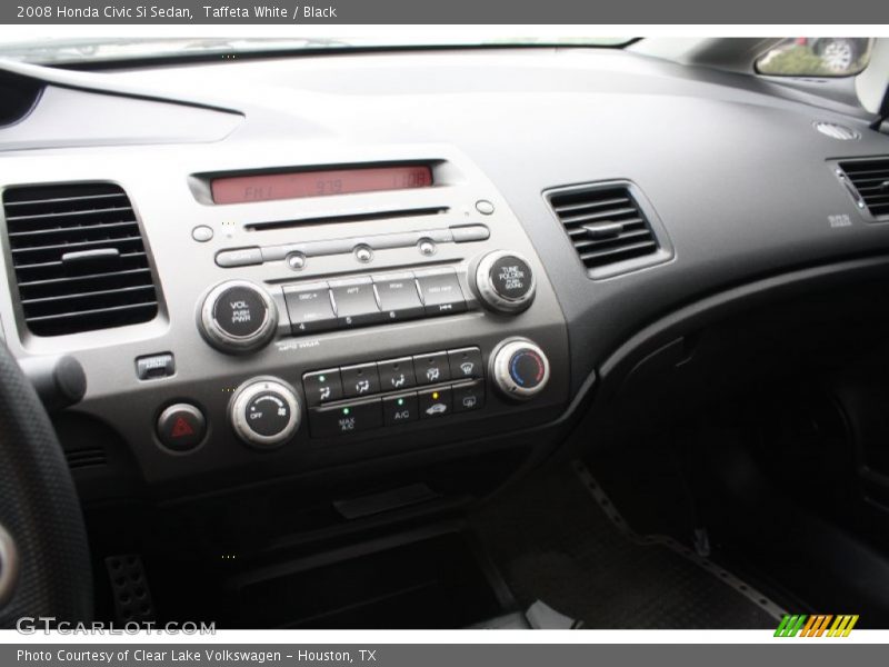 Taffeta White / Black 2008 Honda Civic Si Sedan