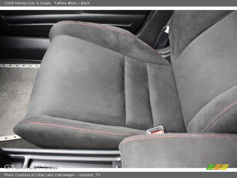 Taffeta White / Black 2008 Honda Civic Si Sedan