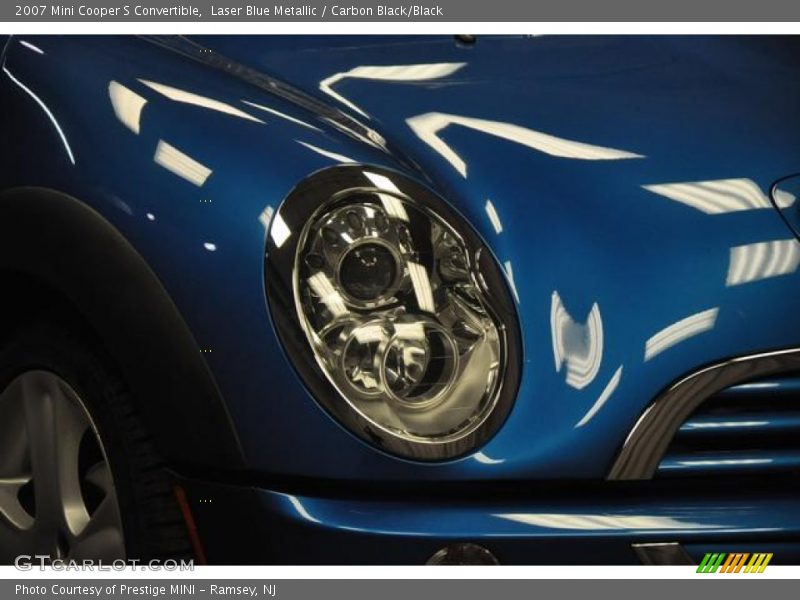 Laser Blue Metallic / Carbon Black/Black 2007 Mini Cooper S Convertible